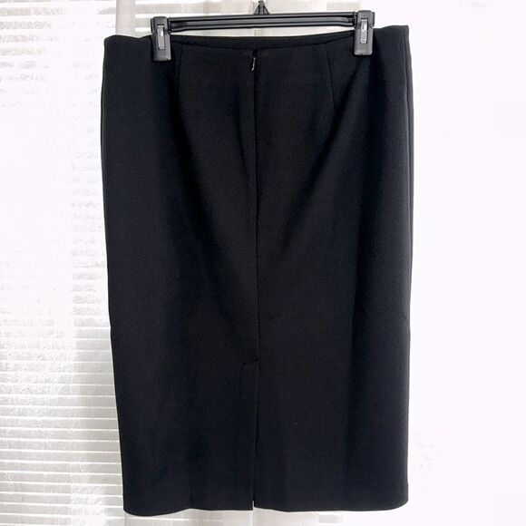 Seroya XL Liv Black Midi Pencil Skirt - Picture 6 of 12